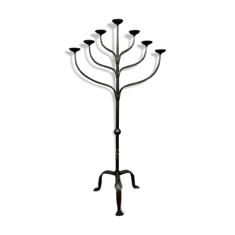 Renaissance chandelier on hammered iron by 1850