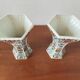 Pair of polychrome Delft earthenware vases, Holland, 1960s