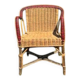 Vintage wicker armchair 1960