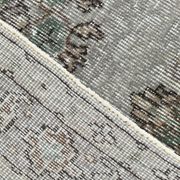 5x9 Gray & Black Oriental Vintage Rug 170x275Cm SK 6991