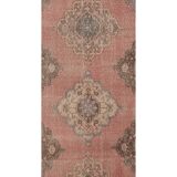 Vintage Turkish Oushak Rug Handwoven 85x740 cm