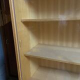 Light wood library compass feet