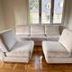 Sofa set + 2 Jacques Charpentier armchairs