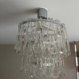 Italian design chandelier 1970