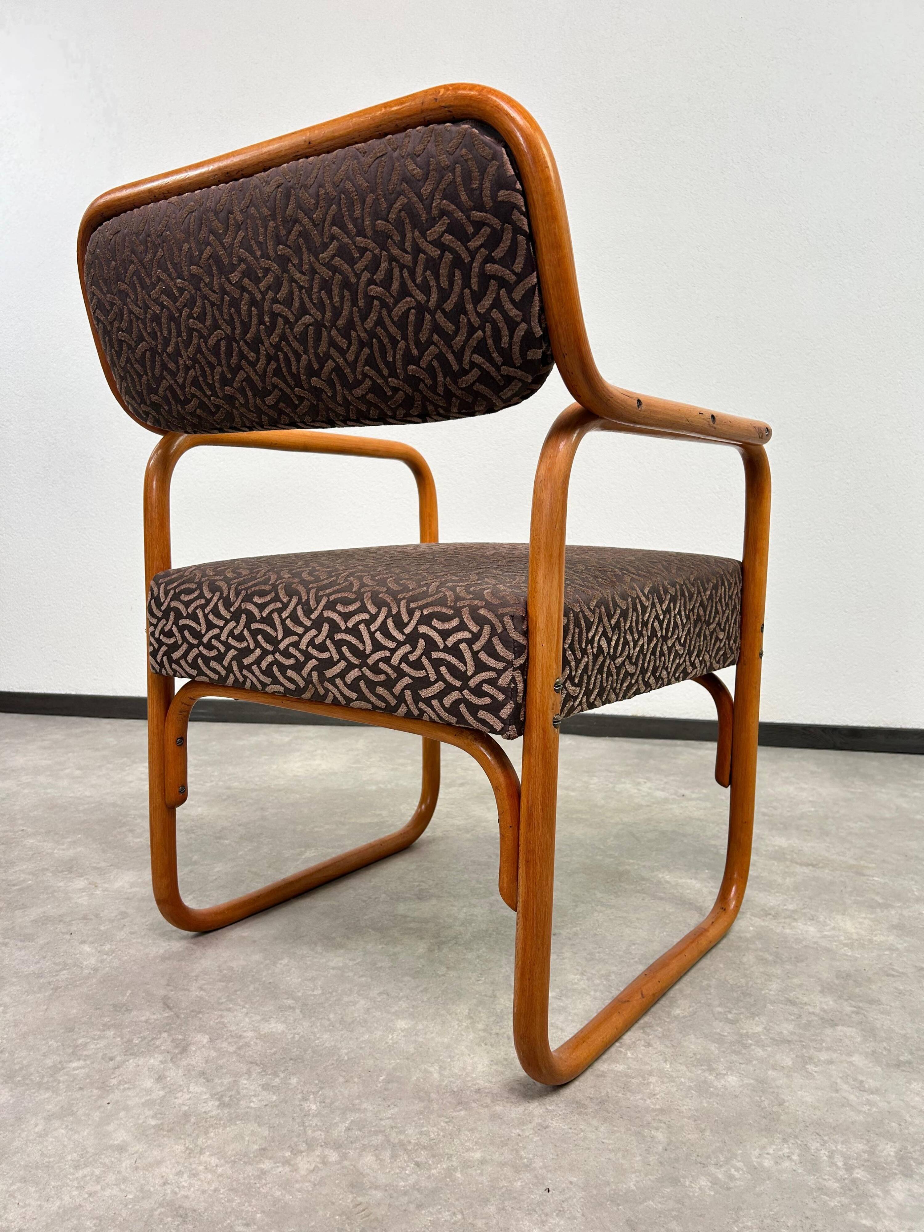 Very rare Art Deco Thonet A 60F armchairs.
