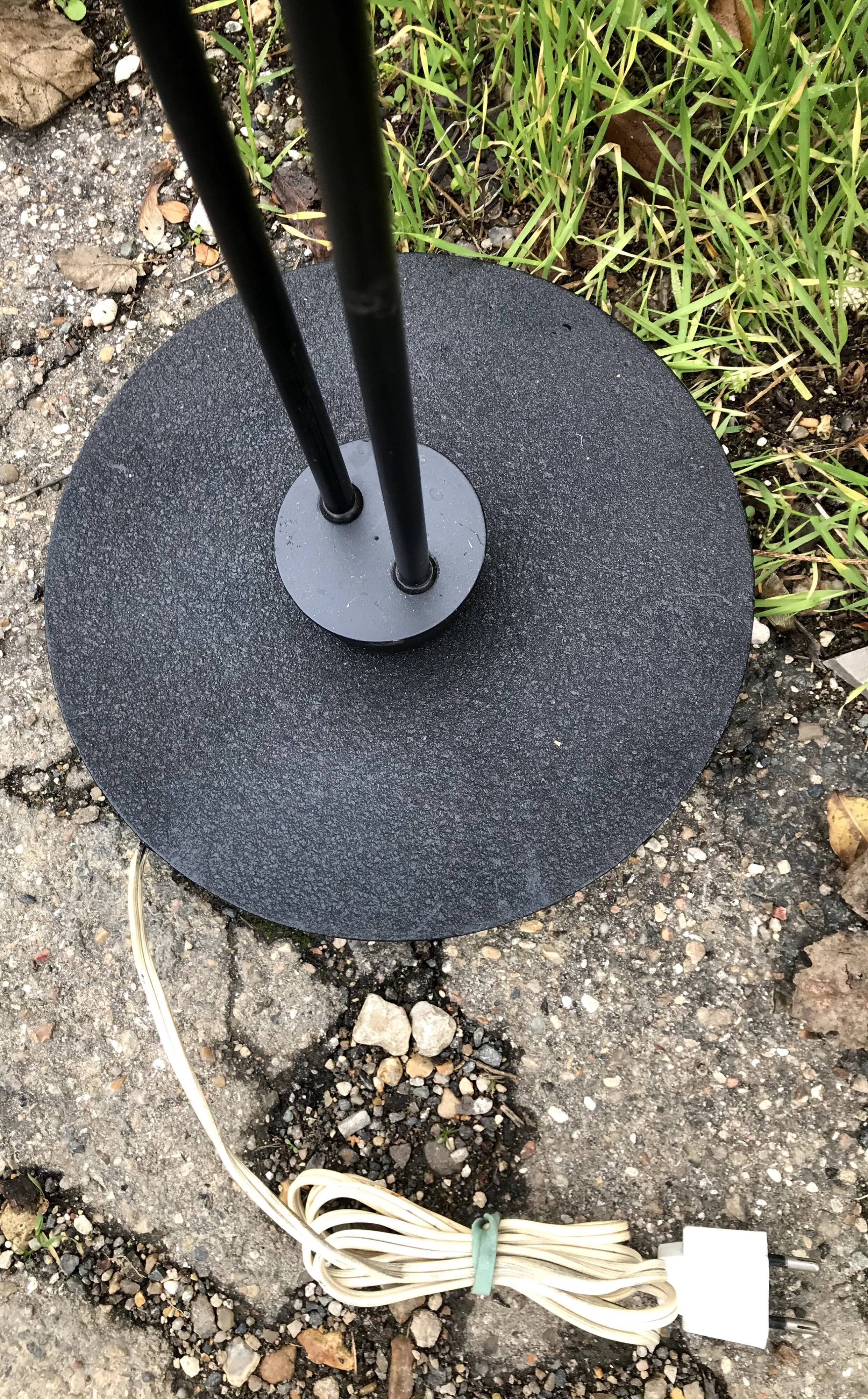 2-branched lamppost vintage 60s