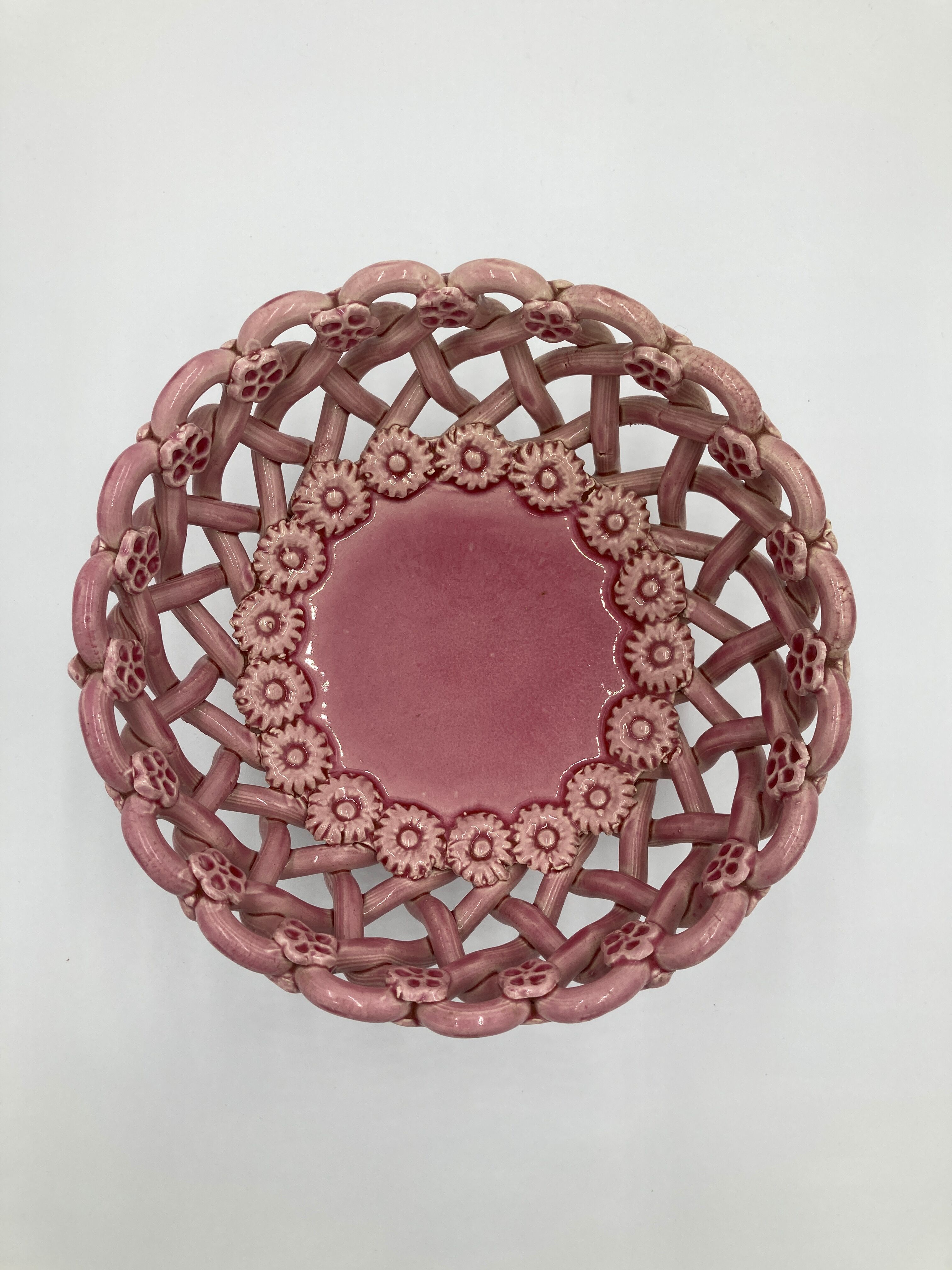 Braided ceramic basket Pichon Uzes