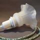 Opaque glass corolla lamp - switch socket