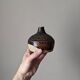 Pyrite stone soliflore handmade pottery country decoration