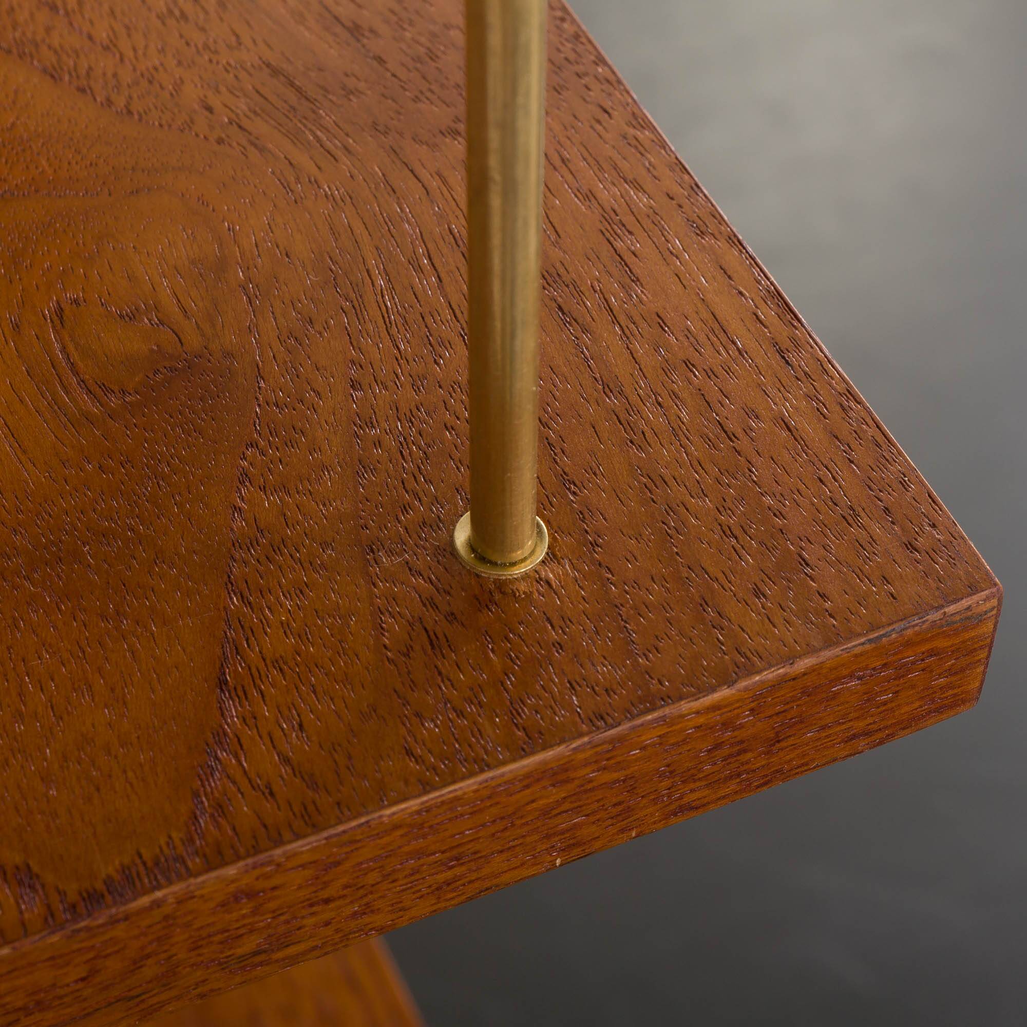Set of 6 mid century modern renovated teak shelves