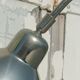 Chrome metal design table lamp – swan neck style