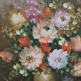 Framed and signed painting by Edmon Sanders