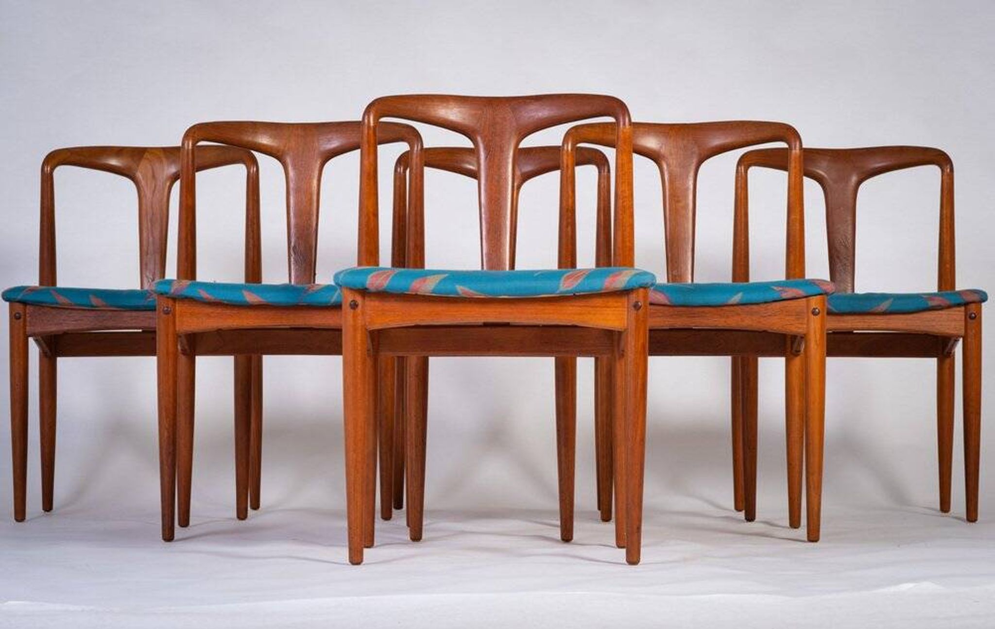 Juliane chairs by Johannes Andersen for Uldum Furniture, Denmark, 1960s, Set of 6