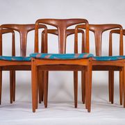 Juliane chairs by Johannes Andersen for Uldum Furniture, Denmark, 1960s, Set of 6