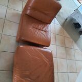 Heater and its vintage footrest rock bobois