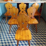 Suite 6 mountain chairs in pine