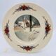 6 flat plates "Obernai" from the Sarreguemines pottery.