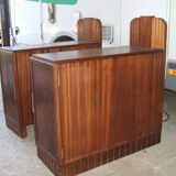 Art deco side tables pair