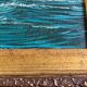 Maritime tableau 3 masts gold frame, sculpted