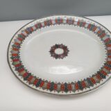 Vintage oval dish in English earthenware