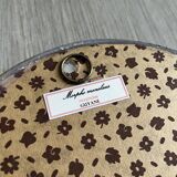 Butterfly domed glass frame "Morpho menelaus"