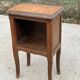Louis XV bedside table in dark matte oak