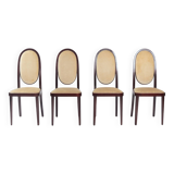 Thonet highback velvet chairs no 567 by Otto Prutscher