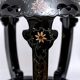 Pair of stools or side tables painted and lacquered wood - period: twentieth century