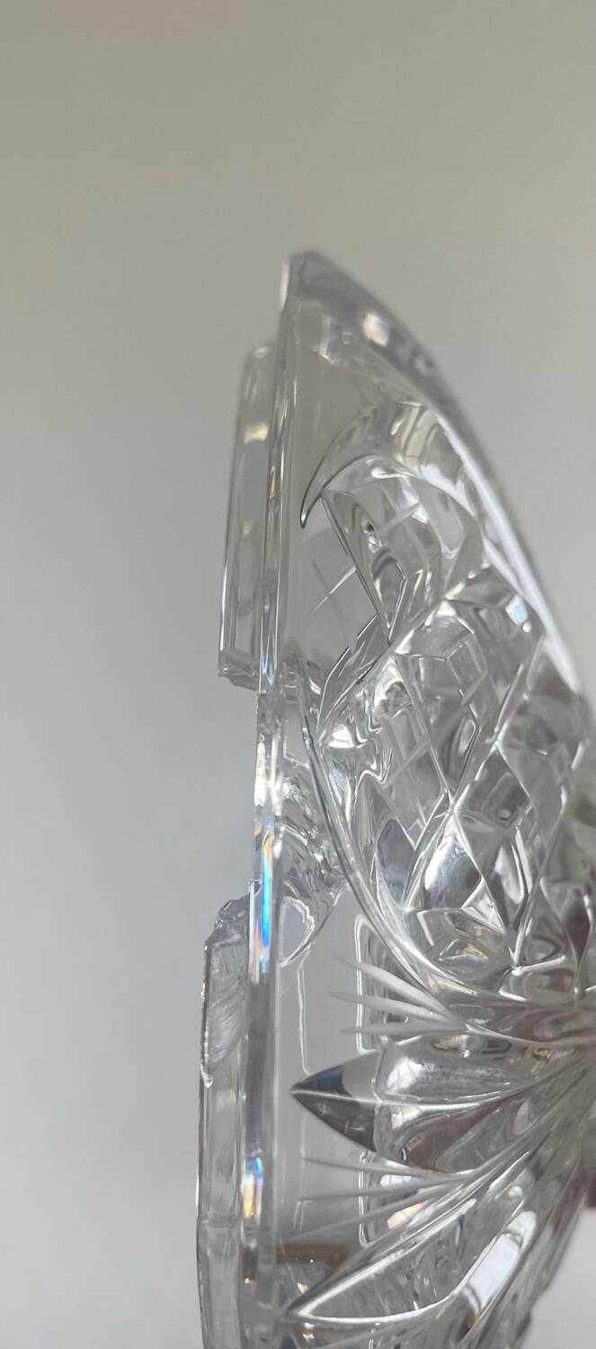 Cut crystal candy box