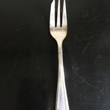 Service serving 12 small Art Deco forks made of silver metal Silver Apollo