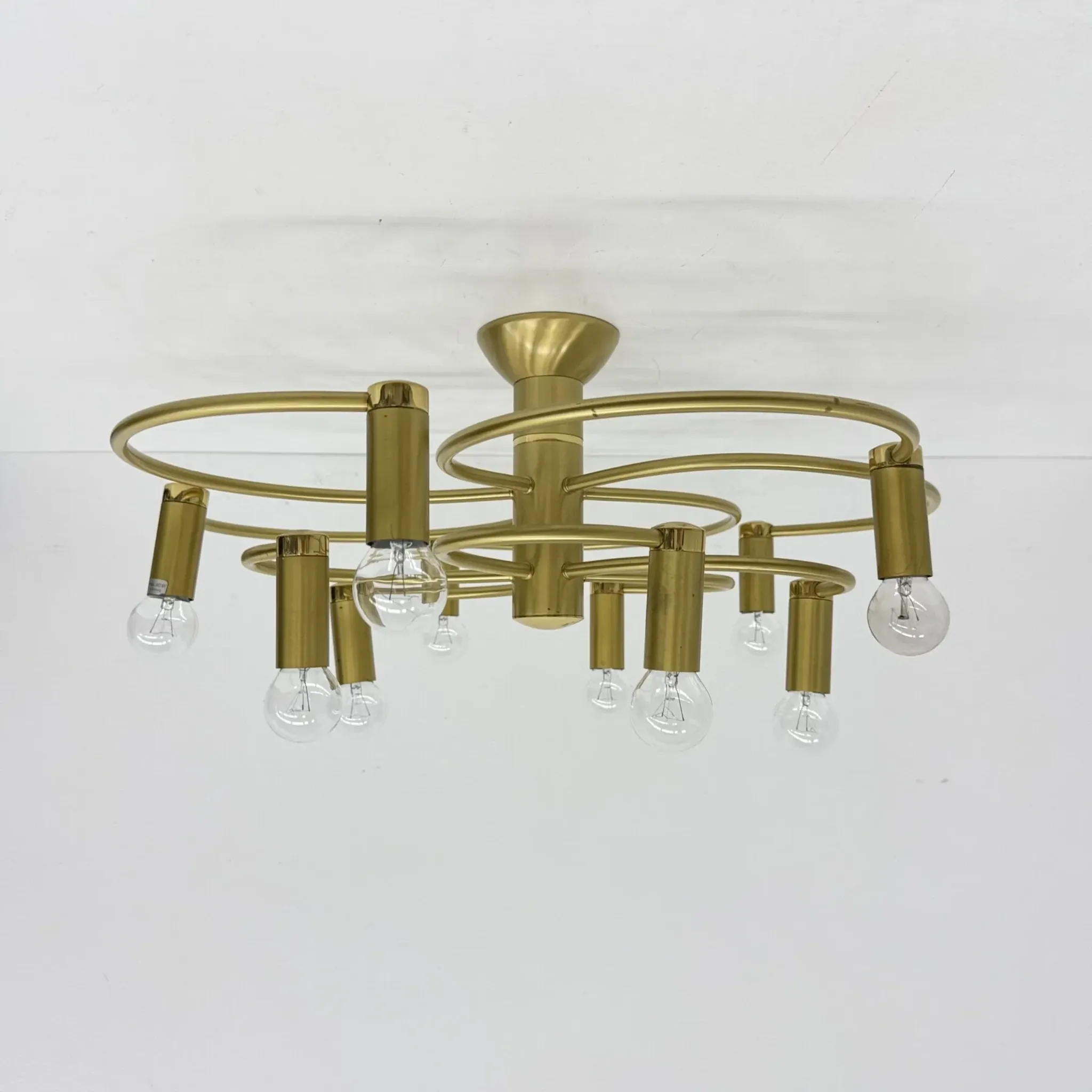 Vintage Hufnagel Leuchten ceiling light, 1970s