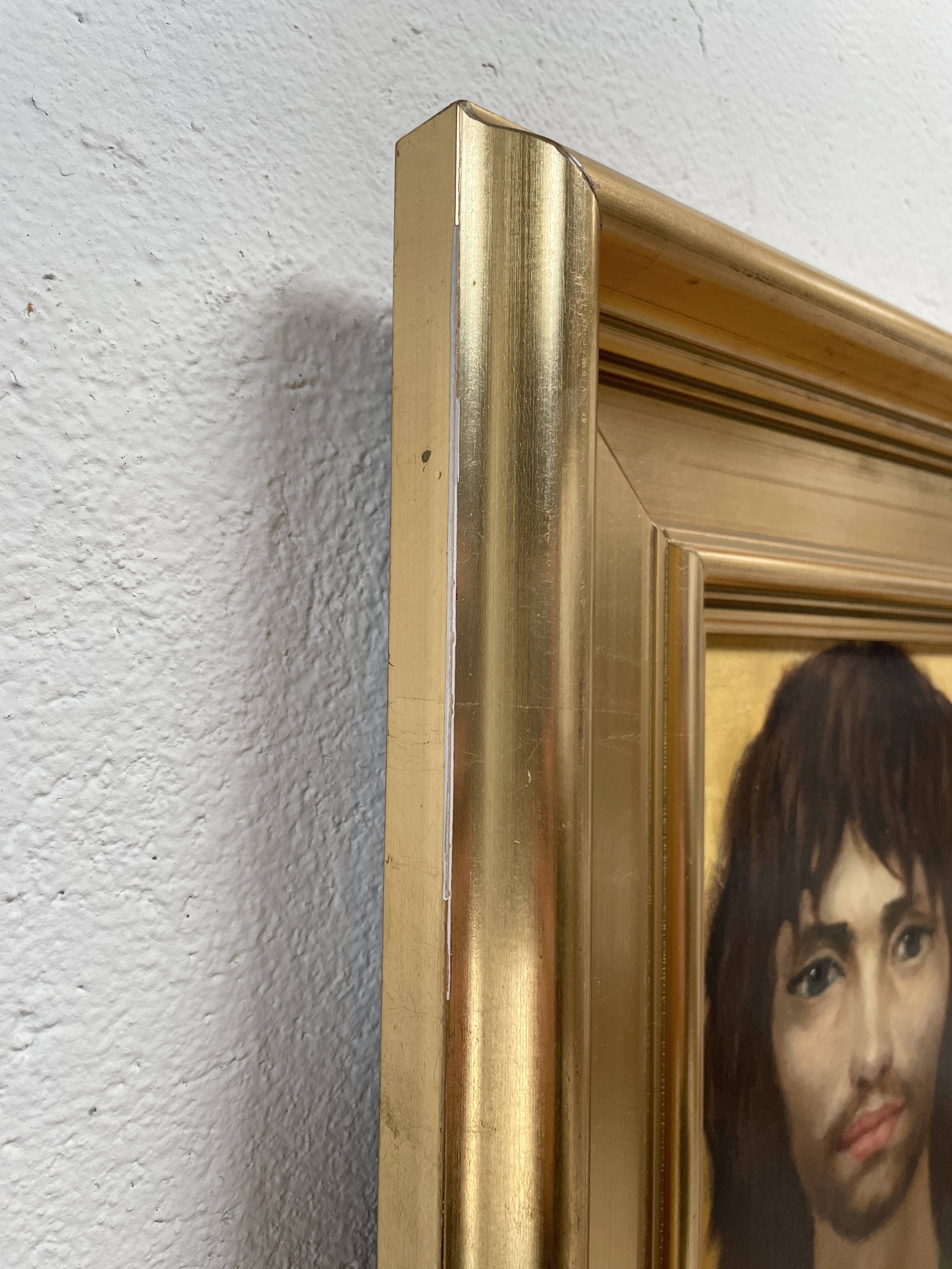 Oil portrait painting 'LE VAGABOND', after Anatola SOUNGOUROFF, circa 1977.