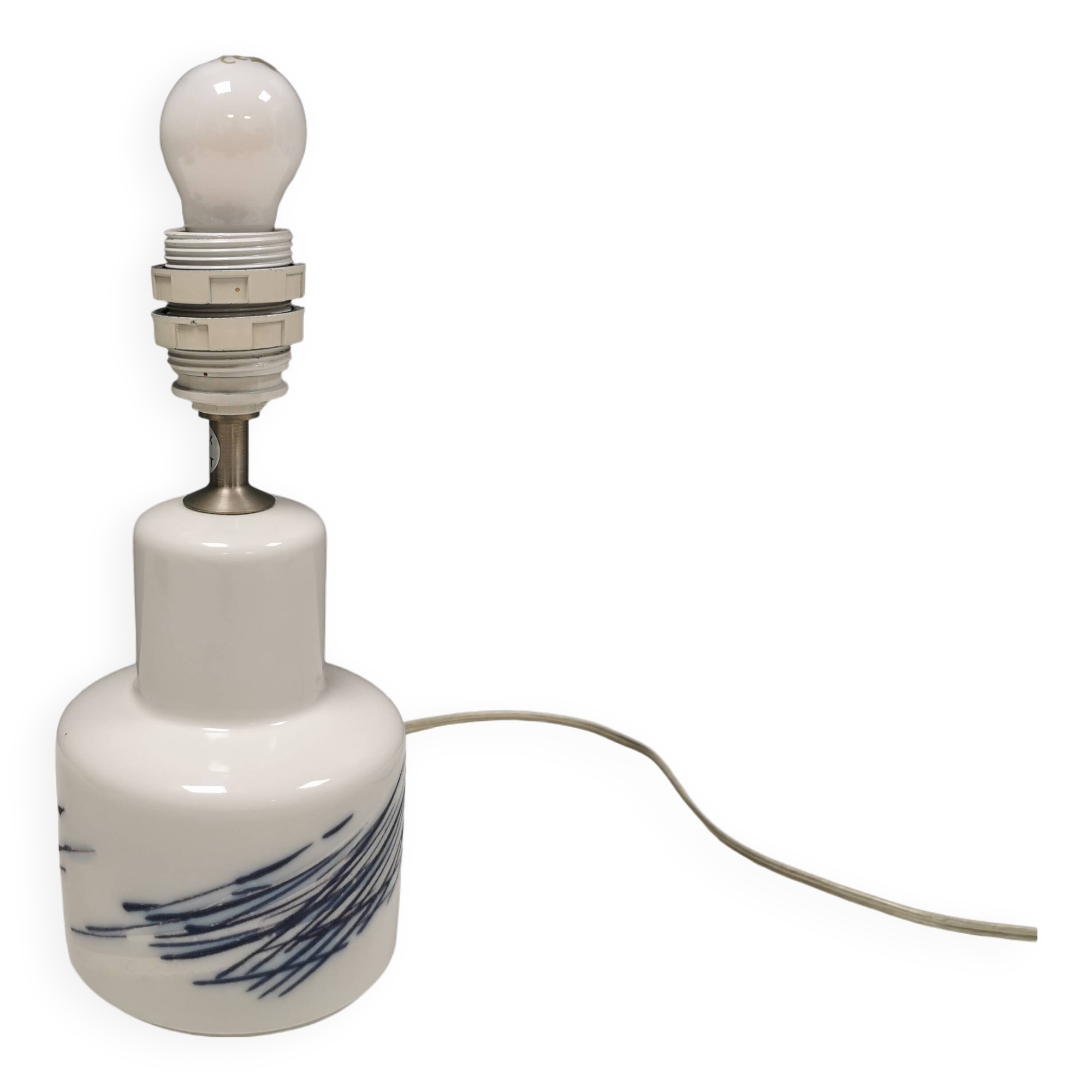 Royal Copenhagen Avena porcelain table lamp no. 22792, designed by Ivan Weiss (IW)