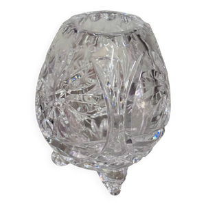 Vase tripodes en cristal