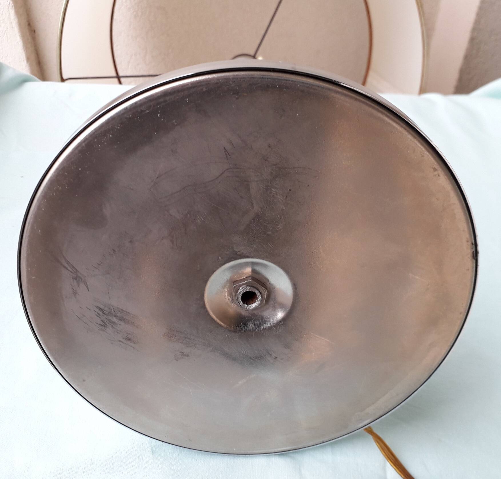 Lamp 70 in chrome metal