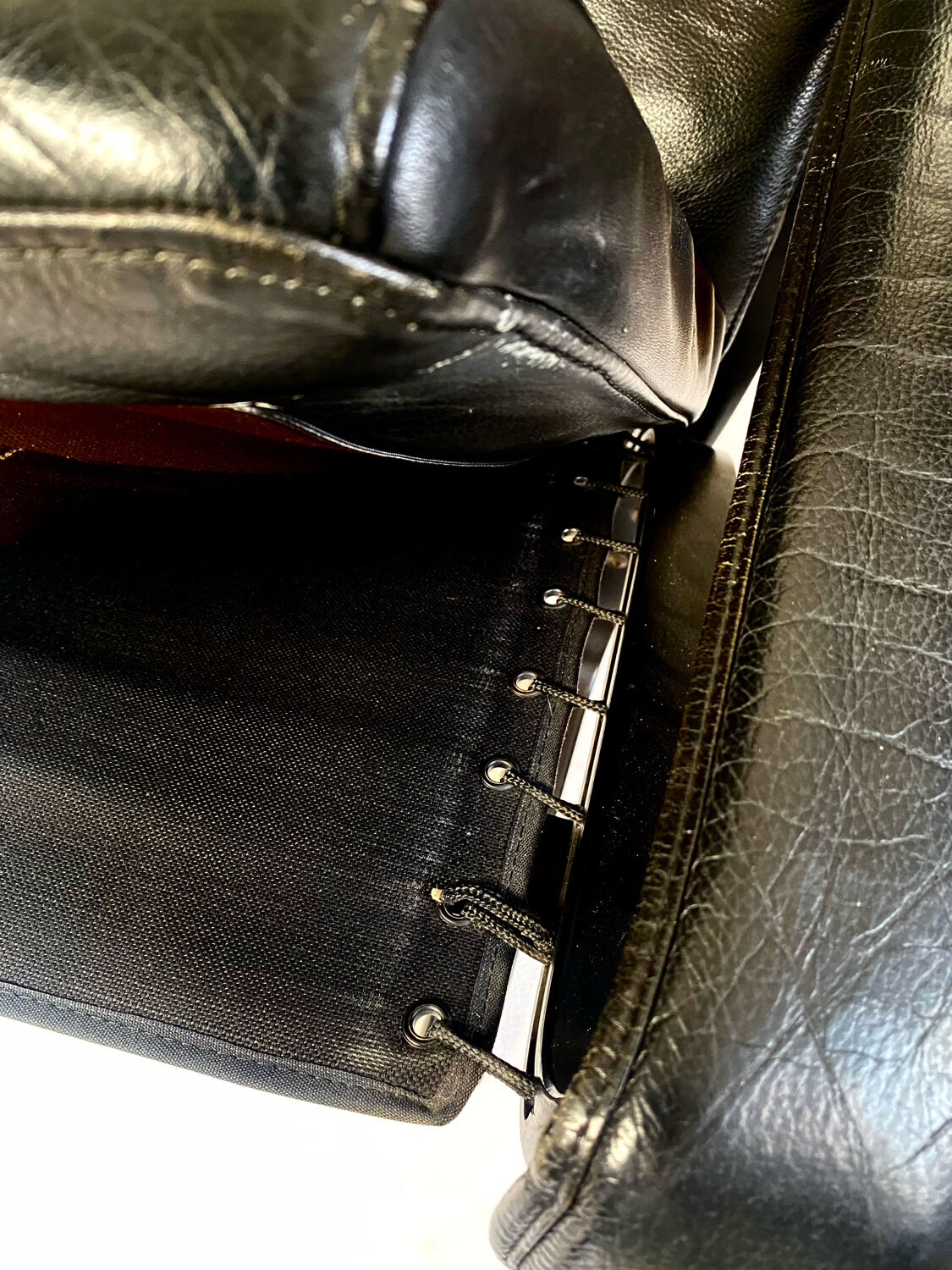 Leather armchair  model "siesta" by ingmar relling