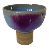 Beautiful Chinese porcelain standing cup covered with oxblood and moonlight