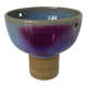 Beautiful Chinese porcelain standing cup covered with oxblood and moonlight