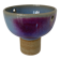 Beautiful Chinese porcelain standing cup covered with oxblood and moonlight