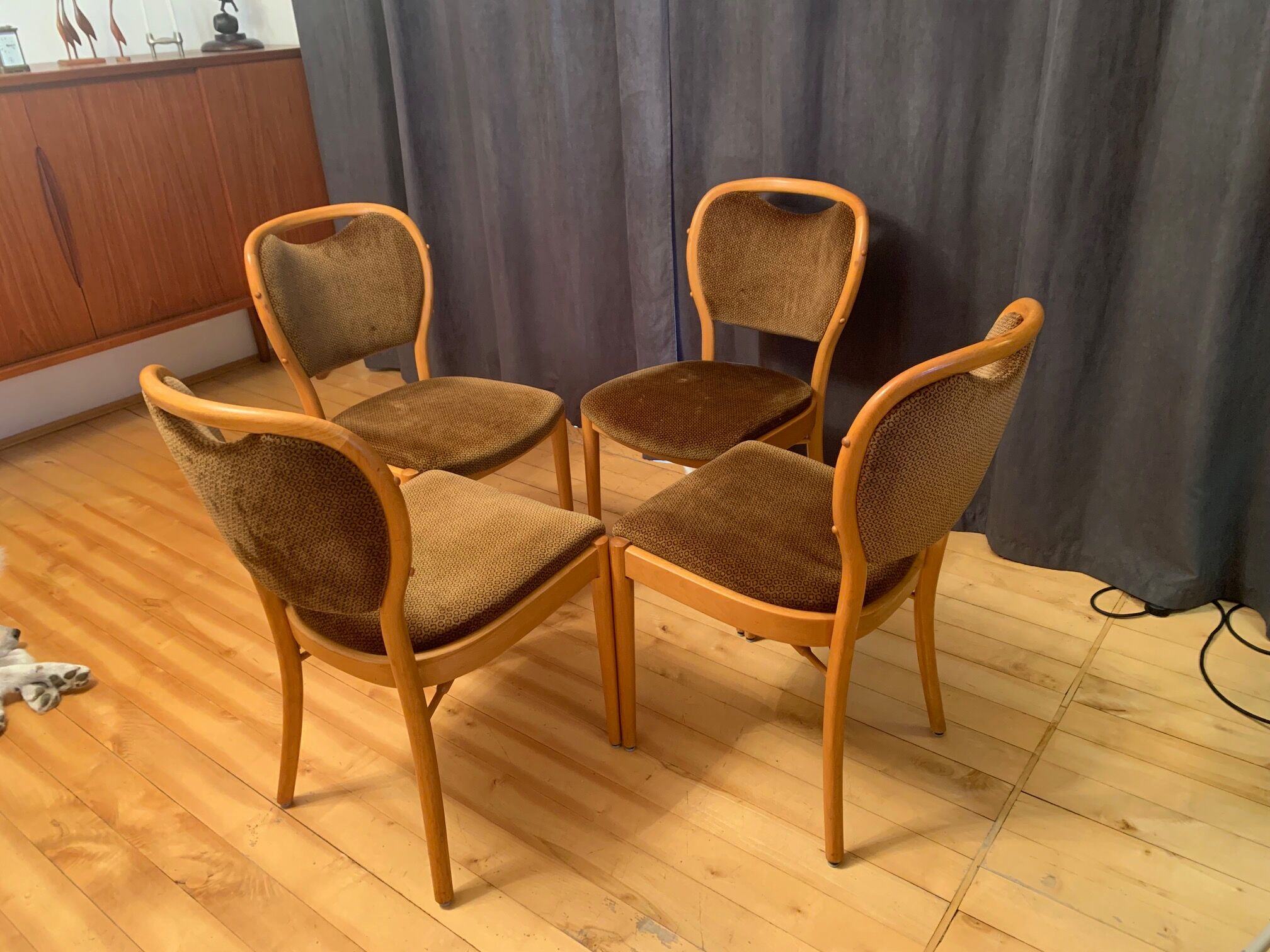 A set of four Spahn Stadtlohn chairs Germany 1970s