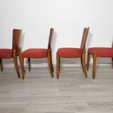 4 art deco dining chairs by Jindrich Halabala