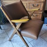 Beautiful Dal Vera armchair, Italy, 1960s