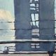 Vintage Oil Painting Industrial Landscape signed ÖRJAN WALLERT (1949)