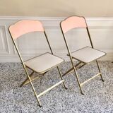Chairs folding vintage restored