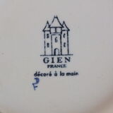 Cup, empty pocket in earthenware of Gien decoration Cashmere