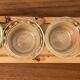 Service à café scandinave des années 70 en bois