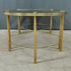 Tripartite Glass Coffee Table, Maison Baguès style – 1950