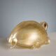 Cendrier en verre en forme de tortue, fabrication Murano, vintage XXe siècle