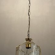Italian glass brass pendant ceiling lamp