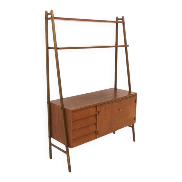 Secrétaire scandinave en teck, Suède, 1960